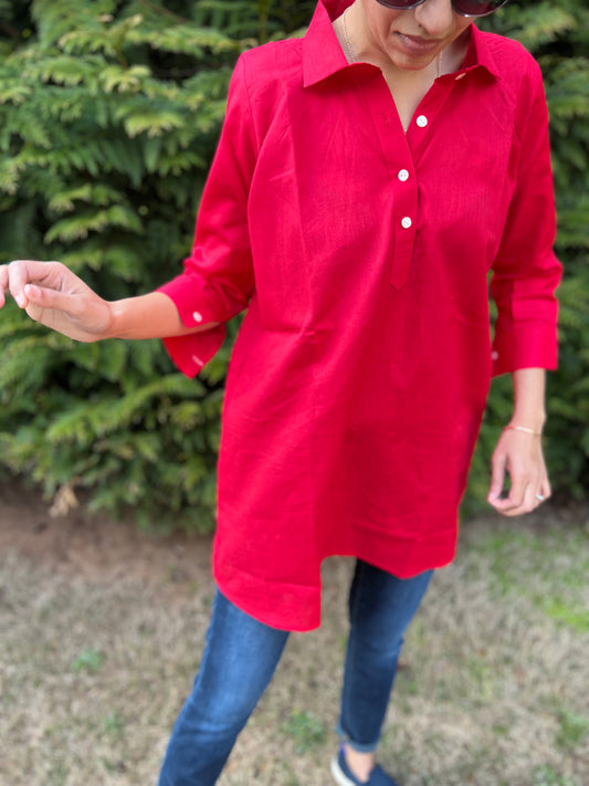 Grocery Run Shirt Dress